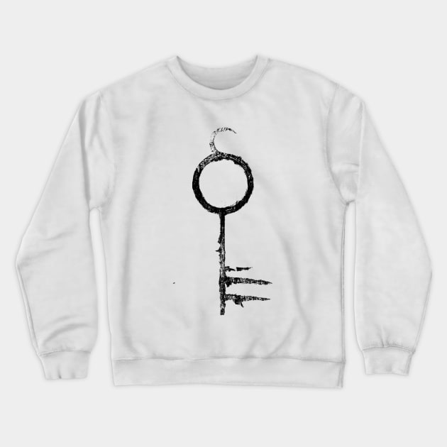 The Infernal Key (black) Crewneck Sweatshirt by geekingink